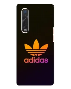 Чехол для OPPO Find X3 Pro с картинкой «Градиент Adidas»