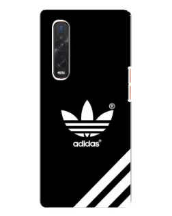Чехол для OPPO Find X3 Pro с картинкой «Adidas с диагональными полосами»