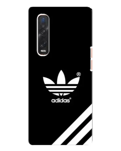 Чехол для OPPO Find X3 Pro с картинкой «Adidas с диагональными полосами»