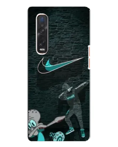 Чехол для OPPO Find X3 Pro с картинкой «Спортивный арт Nike»