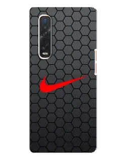 Чехол для OPPO Find X3 Pro с картинкой «Nike — карбоновая сетка» Чехол для OPPO Find X3 Pro с картинкой «Nike — карбоновая сетка»