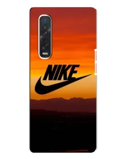 Чехол для OPPO Find X3 Pro с картинкой «Nike — вечерний горизонт»