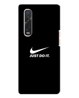 Чехол для OPPO Find X3 Pro с картинкой «Минимализм от Nike»