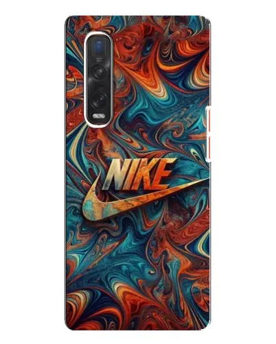 Чехол для OPPO Find X3 Pro с картинкой «Nike в абстракции»