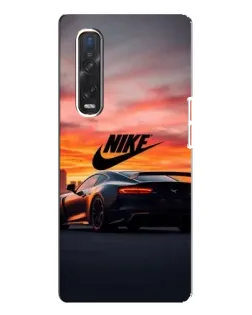 Чехол для OPPO Find X3 Pro с картинкой «Nike и суперкар»