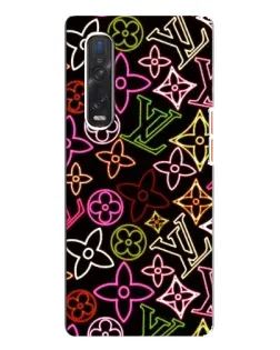 Чехол для OPPO Find X3 Pro с картинкой «Неоновый микс Nike» Чехол для OPPO Find X3 Pro с картинкой «Неоновый микс Nike»