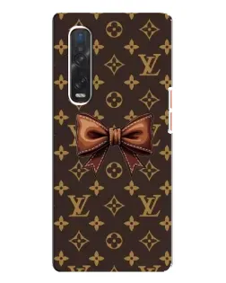 Чехол для OPPO Find X3 Pro с картинкой «LV с бантом»