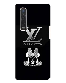 Чехол для OPPO Find X3 Pro с картинкой «LV и Минни Маус»