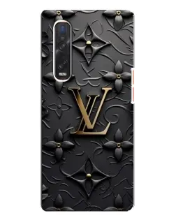 Чехол для OPPO Find X3 Pro с картинкой «Кожаная текстура LV»