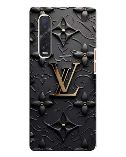 Чехол для OPPO Find X3 Pro с картинкой «Кожаная текстура LV»