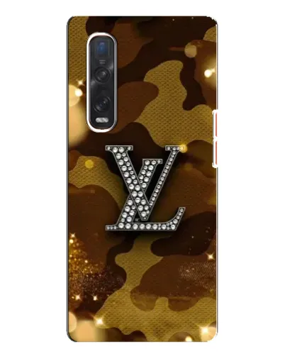 Чехол для OPPO Find X3 Pro с картинкой «Камуфляжный Louis Vuitton»
