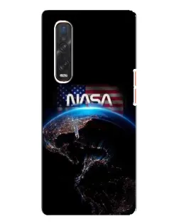Чехол для OPPO Find X3 Pro с картинкой «Земля из космоса NASA»