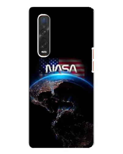 Чехол для OPPO Find X3 Pro с картинкой «Земля из космоса NASA»
