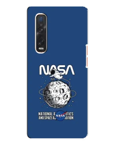 Чехол для OPPO Find X3 Pro с картинкой «NASA — лунная миссия»