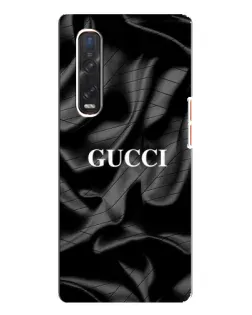Чехол для OPPO Find X3 Pro с картинкой «Gucci — шелковые волны» Чехол для OPPO Find X3 Pro с картинкой «Gucci — шелковые волны»
