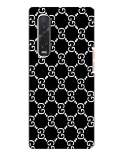 Чехол для OPPO Find X3 Pro с картинкой «Gucci — сетчатый паттерн» Чехол для OPPO Find X3 Pro с картинкой «Gucci — сетчатый паттерн»