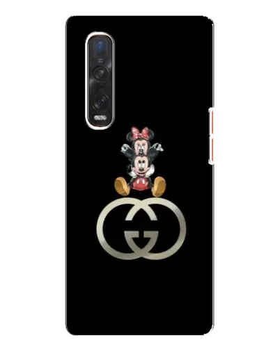 Чехол для OPPO Find X3 Pro с картинкой «Минни Маус на лого» Чехол для OPPO Find X3 Pro с картинкой «Минни Маус на лого»
