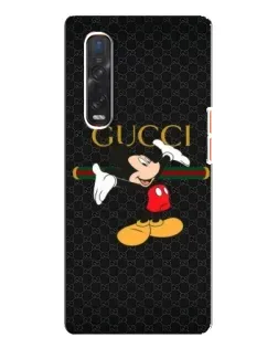 Чехол для OPPO Find X3 Pro с картинкой «Микки Маус Gucci»
