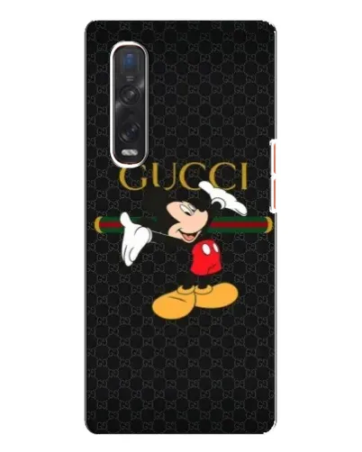 Чехол для OPPO Find X3 Pro с картинкой «Микки Маус Gucci» Чехол для OPPO Find X3 Pro с картинкой «Микки Маус Gucci»