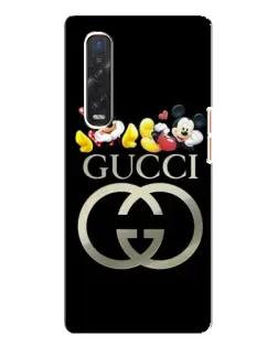 Чехол для OPPO Find X3 Pro с картинкой «Gucci — герои Disney»