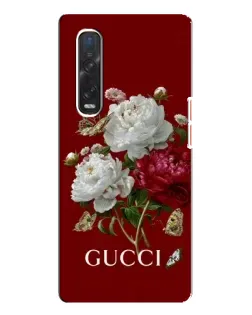 Чехол для OPPO Find X3 Pro с картинкой «Gucci —  сад»