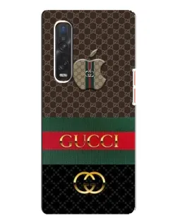 Чехол для OPPO Find X3 Pro с картинкой «Gucci — брендированный десерт»