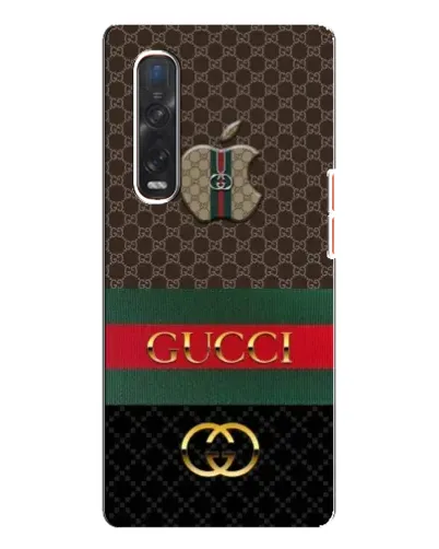 Чехол для OPPO Find X3 Pro с картинкой «Gucci — брендированный десерт» Чехол для OPPO Find X3 Pro с картинкой «Gucci — брендированный десерт»