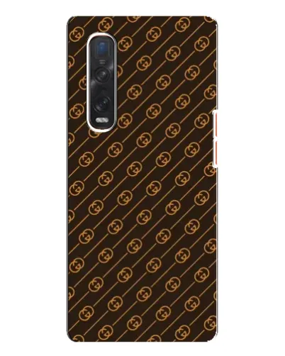 Чехол для OPPO Find X3 Pro с картинкой «Gucci — золотые диагонали» Чехол для OPPO Find X3 Pro с картинкой «Gucci — золотые диагонали»