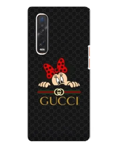 Чехол для OPPO Find X3 Pro с картинкой «Минни Маус Gucci — черный» Чехол для OPPO Find X3 Pro с картинкой «Минни Маус Gucci — черный»