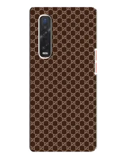 Чехол для OPPO Find X3 Pro с картинкой «Gucci — шоколадная сетка»