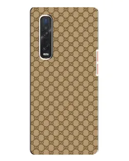 Чехол для OPPO Find X3 Pro с картинкой «Gucci — классический беж»