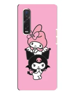 Чохол для OPPO Find X3 Pro з картинкою «My Melody та Kuromi» Чохол для OPPO Find X3 Pro з картинкою «My Melody та Kuromi»