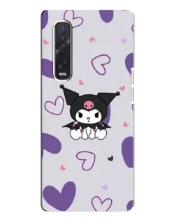 Чохол для OPPO Find X3 Pro з картинкою «Kuromi та лавандові серця» Чохол для OPPO Find X3 Pro з картинкою «Kuromi та лавандові серця»