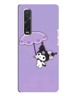 Чохол для OPPO Find X3 Pro з картинкою «Kuromi з парасолькою» Чохол для OPPO Find X3 Pro з картинкою «Kuromi з парасолькою»