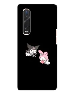 Чохол для OPPO Find X3 Pro з картинкою «My Melody та Kuromi» Чохол для OPPO Find X3 Pro з картинкою «My Melody та Kuromi»