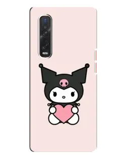 Чохол для OPPO Find X3 Pro з картинкою «Kuromi та серце» Чохол для OPPO Find X3 Pro з картинкою «Kuromi та серце»