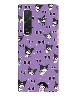 Чохол для OPPO Find X3 Pro з картинкою «Kuromi — патерн» Чохол для OPPO Find X3 Pro з картинкою «Kuromi — патерн»