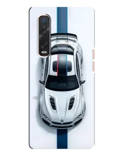 Чехол для OPPO Find X3 Pro с картинкой «Вид сверху — BMW M»