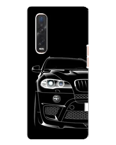 Чехол для OPPO Find X3 Pro с картинкой «Темный силуэт BMW» Чехол для OPPO Find X3 Pro с картинкой «Темный силуэт BMW»
