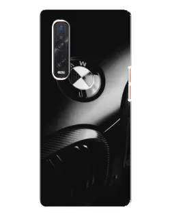 Чехол для OPPO Find X3 Pro с картинкой «Эмблема BMW — макро»