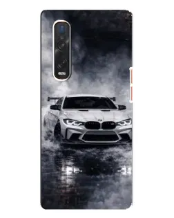 Чехол для OPPO Find X3 Pro с картинкой «BMW сквозь туман»
