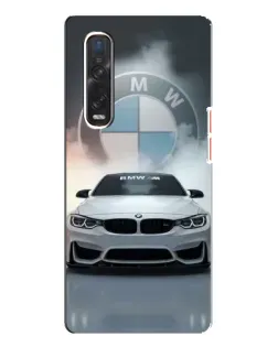 Чохол для OPPO Find X3 Pro з картинкою «BMW в білому диму»