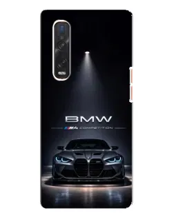 Чохол для OPPO Find X3 Pro з картинкою «BMW крізь нічне місто»