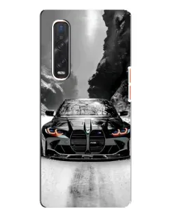 Чохол для OPPO Find X3 Pro з картинкою «BMW — акварельний дрифт»