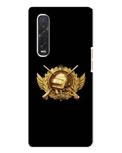Чехол для OPPO Find X3 Pro с картинкой «PUBG — оранжевый градиент»