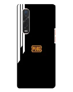 Чехол для OPPO Find X3 Pro с картинкой «PUBG — вертикальные линии»