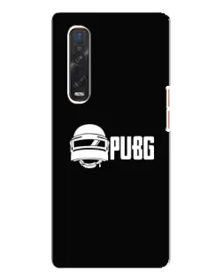 Чехол для OPPO Find X3 Pro с картинкой «PUBG — классический лого»