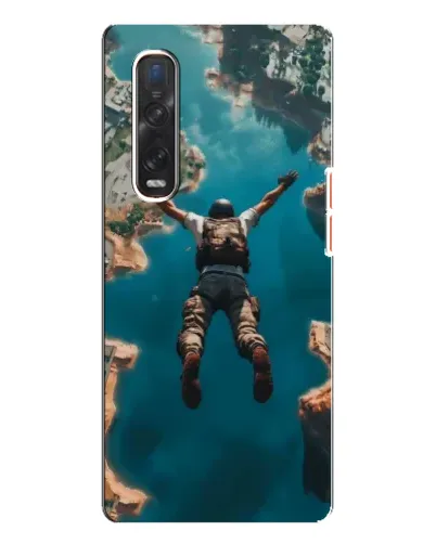 Чехол для OPPO Find X3 Pro с картинкой «PUBG — свободное падение» Чехол для OPPO Find X3 Pro с картинкой «PUBG — свободное падение»