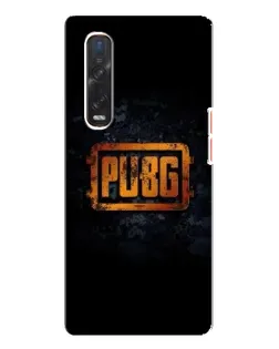 Чехол для OPPO Find X3 Pro с картинкой «PUBG — золотой логотип»