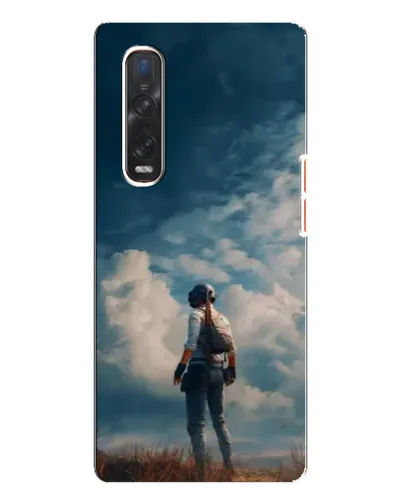 Чехол для OPPO Find X3 Pro с картинкой «Герой PUBG на скале» Чехол для OPPO Find X3 Pro с картинкой «Герой PUBG на скале»
